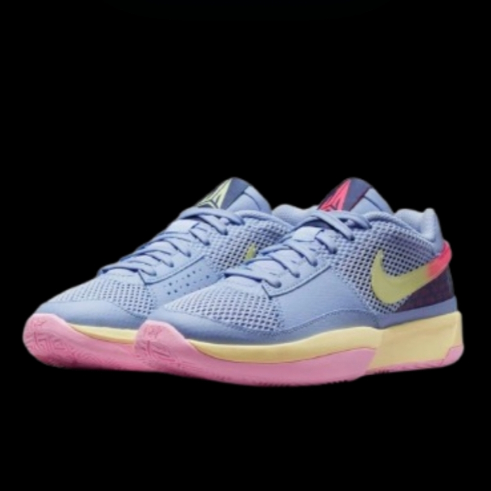 Nike JA 1 Day One Kids/Womens Cobalt Blue Citron Tint Hot Punch Pink